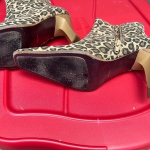Animal Print Ankle Boots